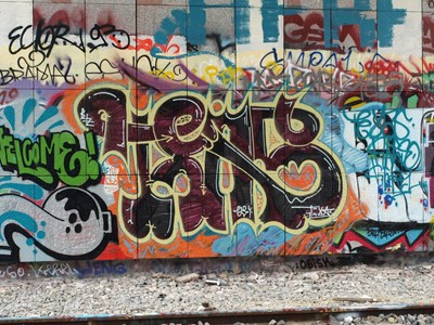 photo graffiti Paris 19eme arrondissement